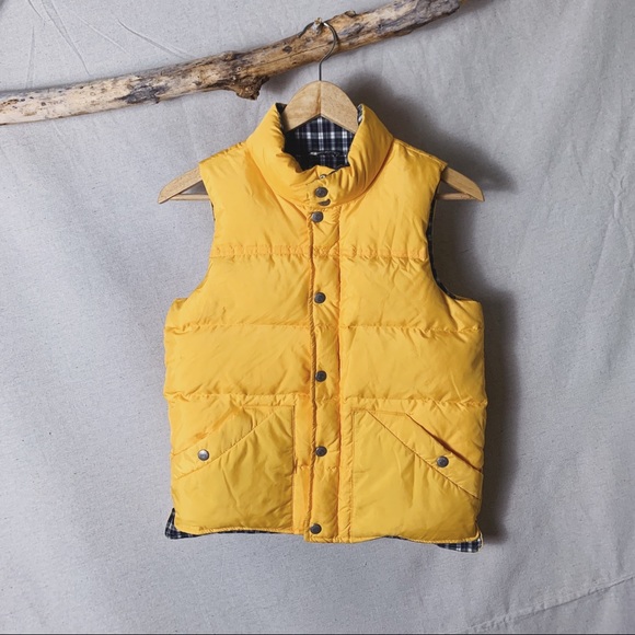 Crewcuts Other - CREWCUTS Yellow Down Puffer Vest Kids XL J crew